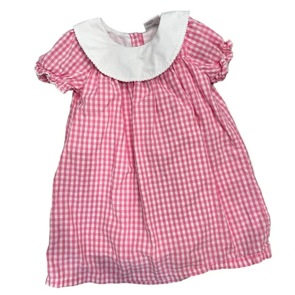 L.T.C. Pink Gingham Collared Dress - Picture 1 of 7